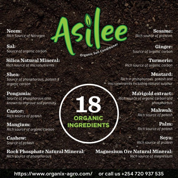 Asilee Organic Soil Conditioner - 1Kg