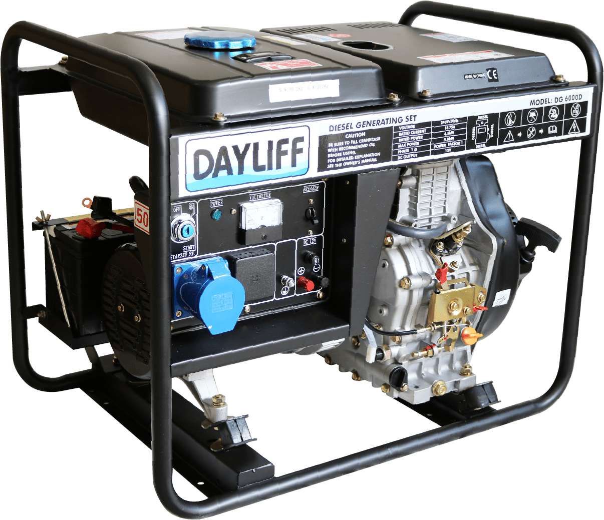 Dayliff DG6000D 4.5kVA Diesel Generator