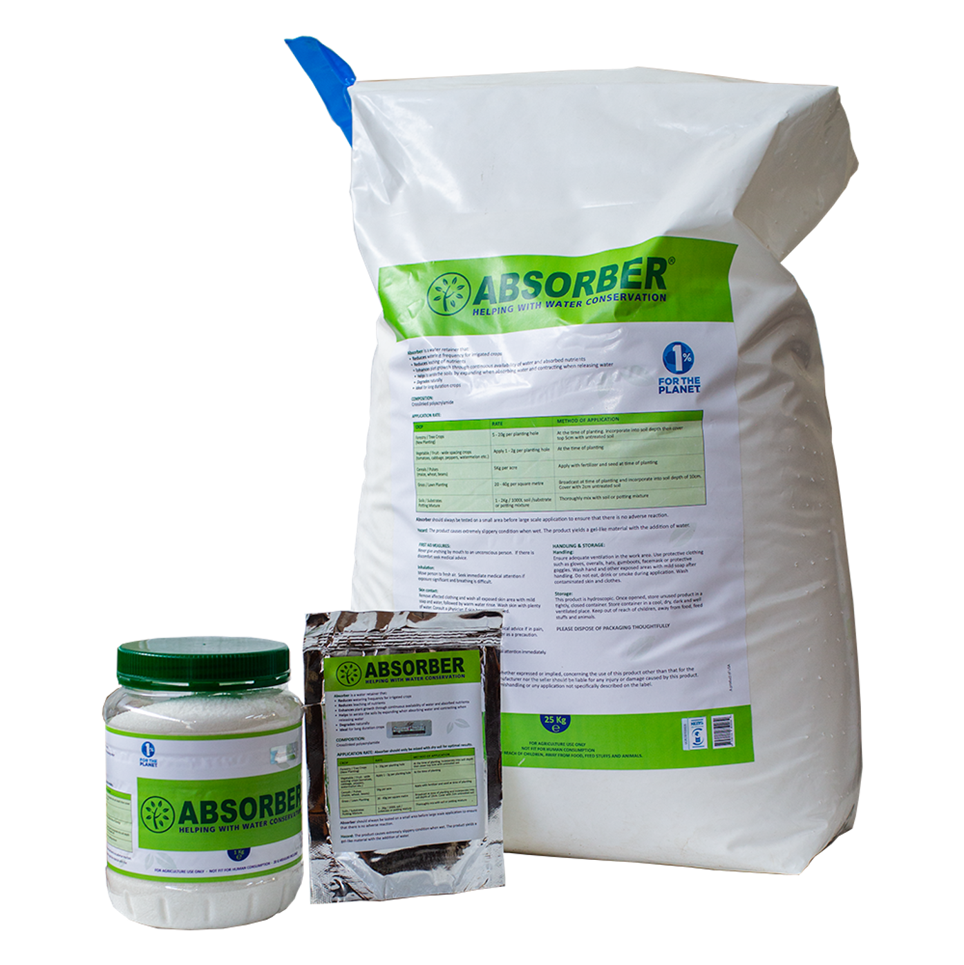 Absorber Water Retainer Small Granules - 1kg