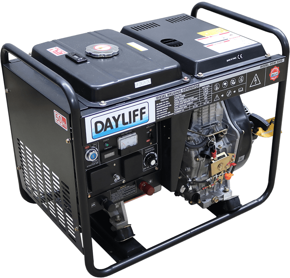 Dayliff DGW 200P Petrol Welding Generator - 5kVA, 200A Welding Output