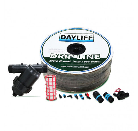 Dayliff Drip Kit Wide Spacing 1/4 Acre 32x32m - Complete Drip Irrigation System
