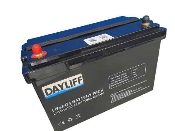 DAYLIFF DLIP 1.3KWH 100AH 12V LITHIUM ION BATTERY - FREE STANDING