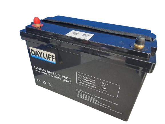 Dayliff 100AH LiFePO4 Lithium Ion Battery C/W BMS