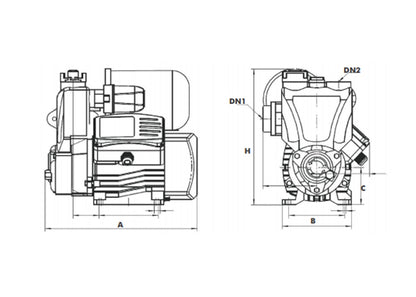 Dayliff DDPA 65A 0.3kW Peripheral Pump