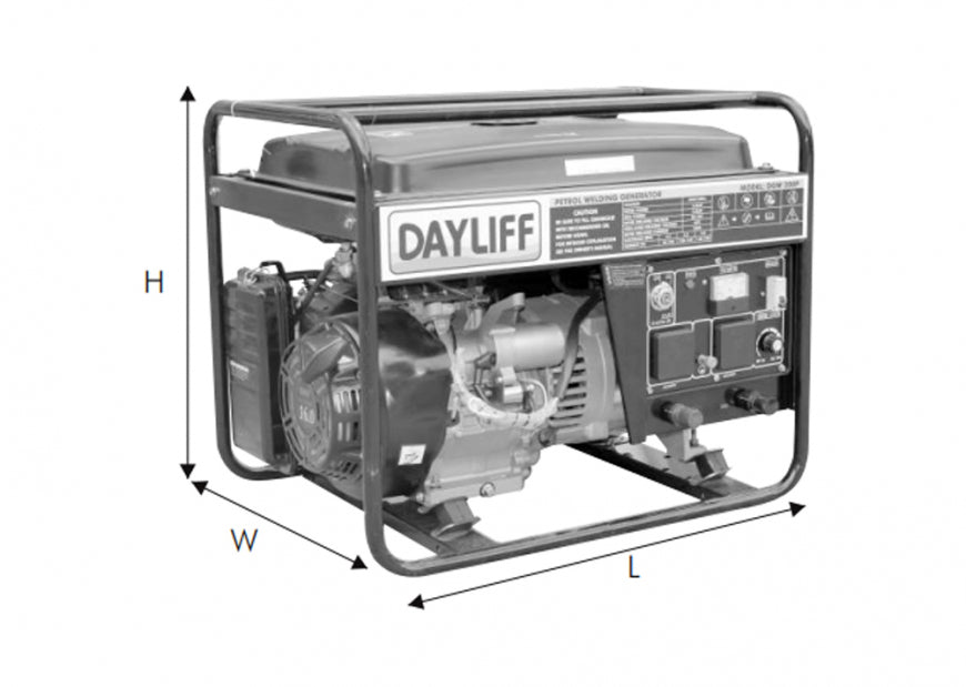 DAYLIFF DGW300D DIESEL WELDING GENERATOR