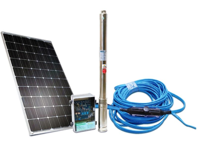 Full Set Dayliff SunFlo-S 300 - 3m³/day at 60m Head - 24V Solar Water Pump