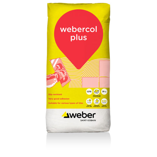 WEBERCOL TILE ADHESIVE POWDER 25KG